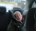 Tim somnade i bilen